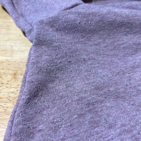 Womens Alo Yoga Mauve Pink Rolled Mock Neck Pullover Sweatshirt Top M * - Picture 7 of 8